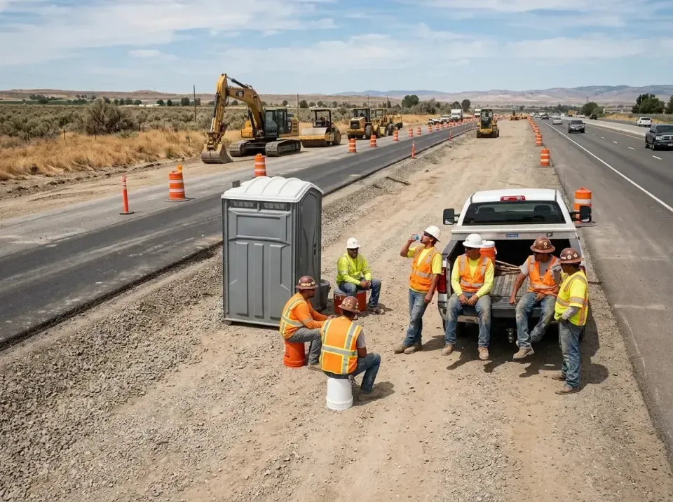 highway-road-construction-crew-007 — frequently asked questions, Porta Potty and Restroom Rentals in Raynham Center, MA
